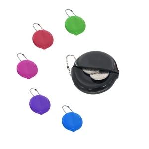 PVC Round Coin Pouch