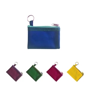 4"x3" Nylon Pouch with Key Ring