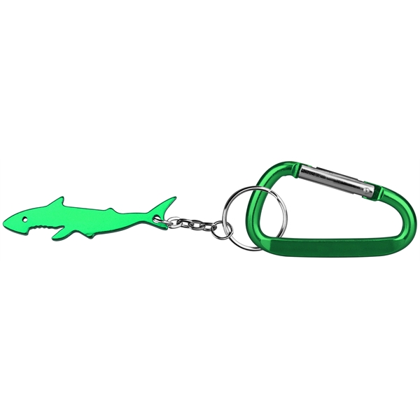 Shark shape keychain with carabiner - Image 3