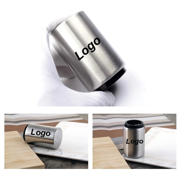 Magnet-automatic Stainless Steel Bottle Opener - Image 3