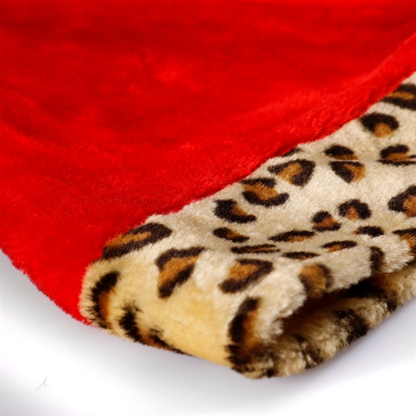Leopard Print Santa Hat - Image 4