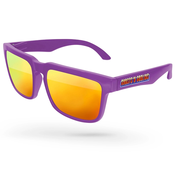 Heat Mirror Sunglasses w/ full-color imprint - Image 1