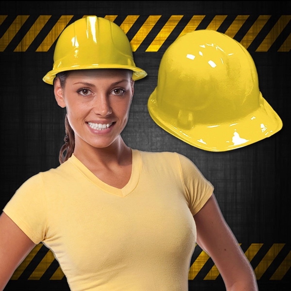 Novelty Plastic Construction Hats - Image 2