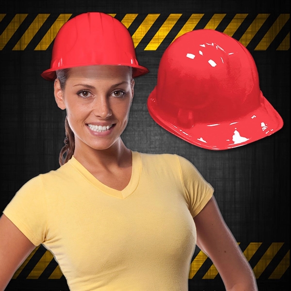 Novelty Plastic Construction Hats - Image 3