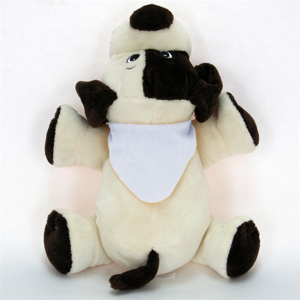9" Laying Down Dog - Beige - Image 2