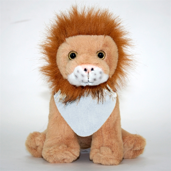 9" In The Zoo Stuffed Lion - Image 2