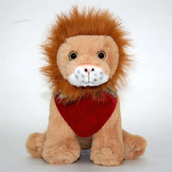 9" In The Zoo Stuffed Lion - Image 3
