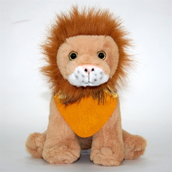 9" In The Zoo Stuffed Lion - Image 5