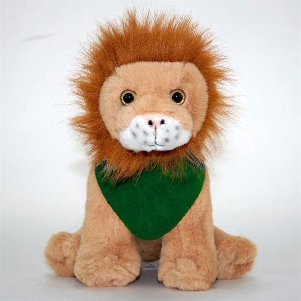 9" In The Zoo Stuffed Lion - Image 6