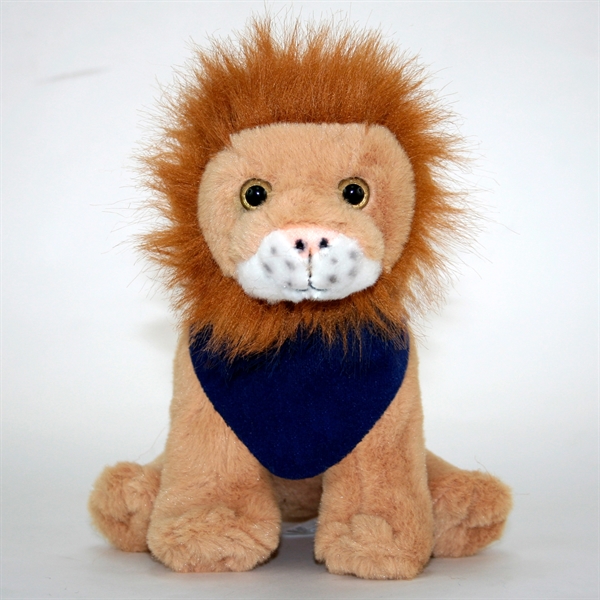 9" In The Zoo Stuffed Lion - Image 7