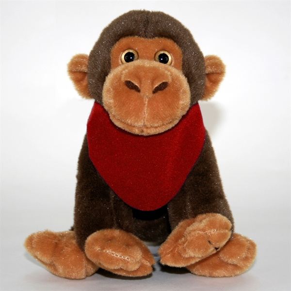 9" In The Zoo Stuffed Monkey - Image 3