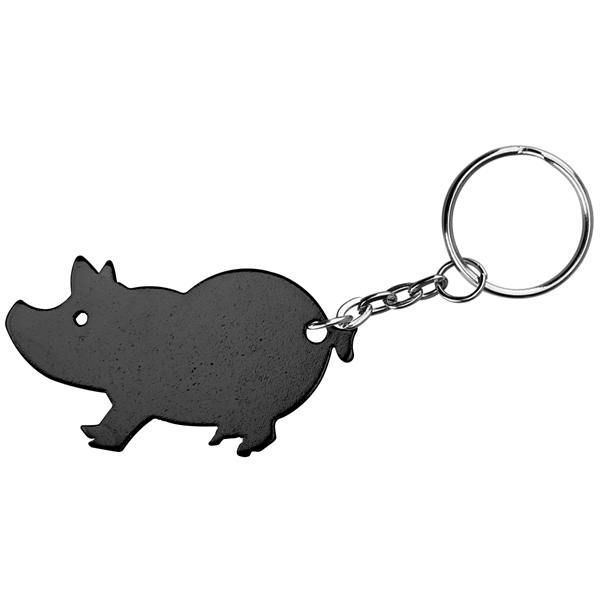Jumbo size pig shape bottle opener key chain - Image 4