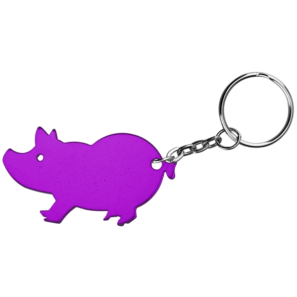Jumbo size pig shape bottle opener key chain - Image 5