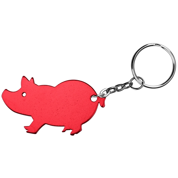 Jumbo size pig shape bottle opener key chain - Image 7