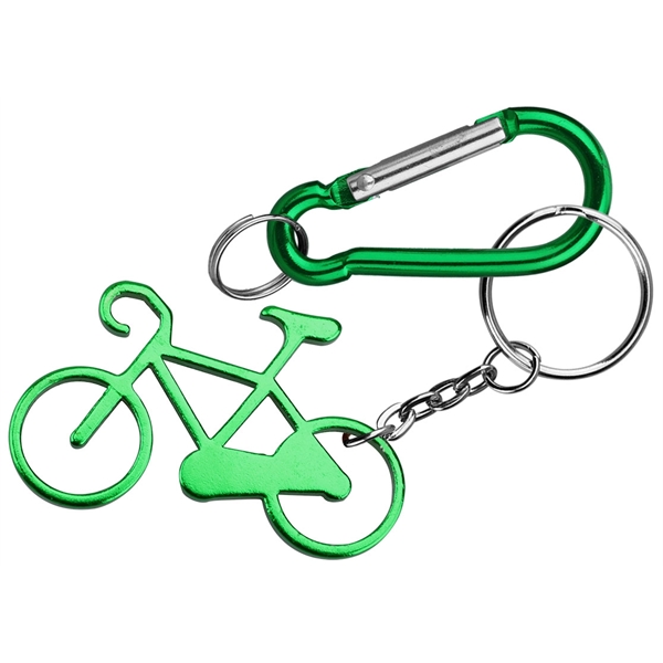 Bicycle shape bottle opener key chain - Image 3