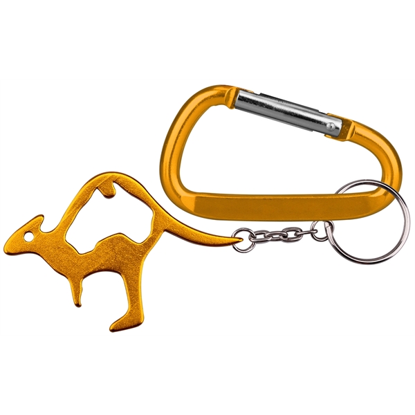 Kangaroo shape bottle opener keychain - Image 2