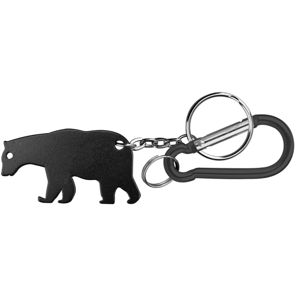 Bear shape bottle opener keychain - Image 3