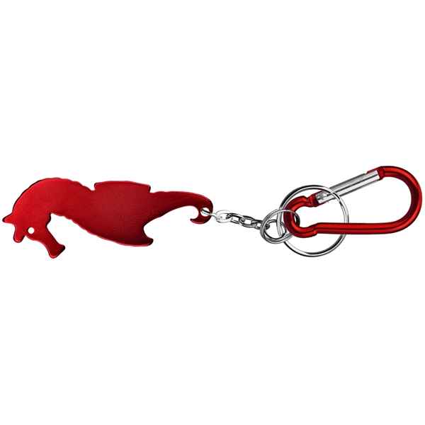 Seahorse shape bottle opener keychain - Image 5