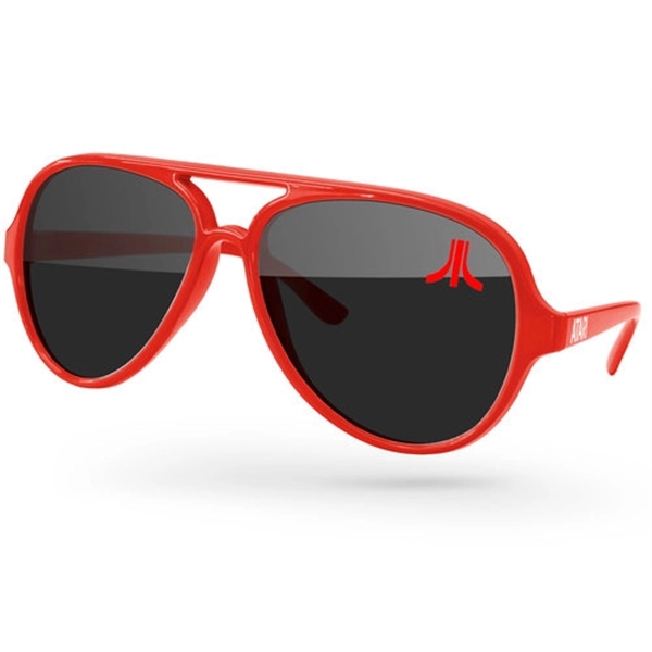 Aviator Sport Sunglasses w/ 1-color imprints - Image 1