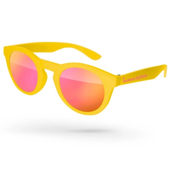 Andy Mirror Sunglasses w/ 1-color imprint - Image 1