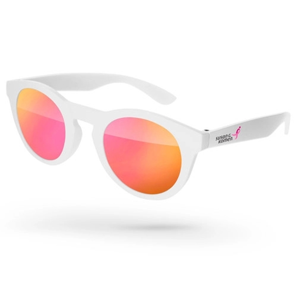 Breast Cancer Awareness Andy Mirror Sunglasses w/1-color - Image 1