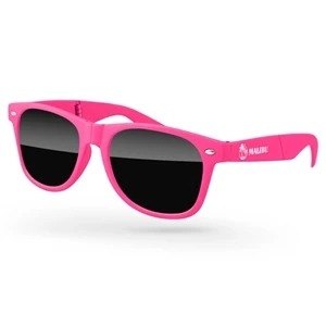 Foldable Retro Sunglasses w/ 1-color imprint
