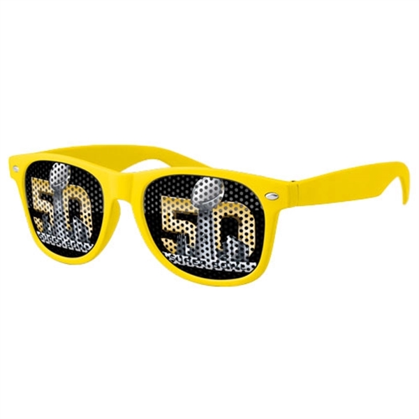 Retro Pinhole (micro PERF) Sunglasses - Image 1