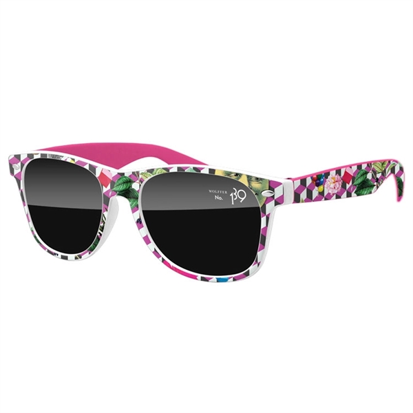Retro Sunglasses - Brand Promotion w/full-color imprints - Image 1