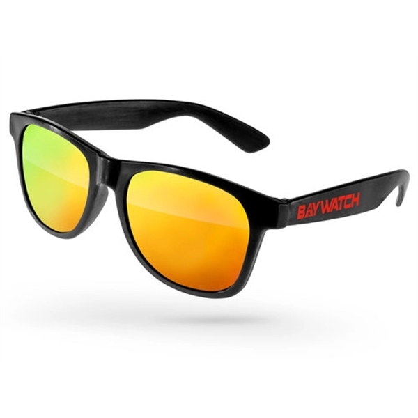 Value Retro Mirror Sunglasses w/ 1-color imprint - Image 1
