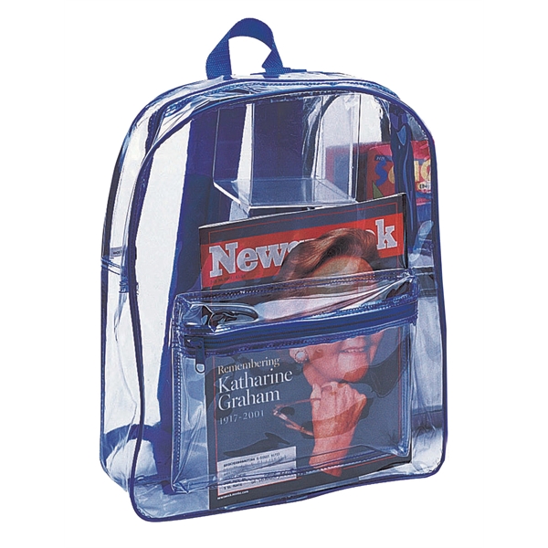 Clear PVC Security Backpack - Image 3