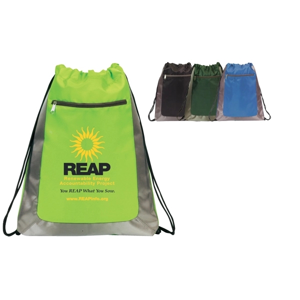 Deluxe Drawstring Backpack - Image 1