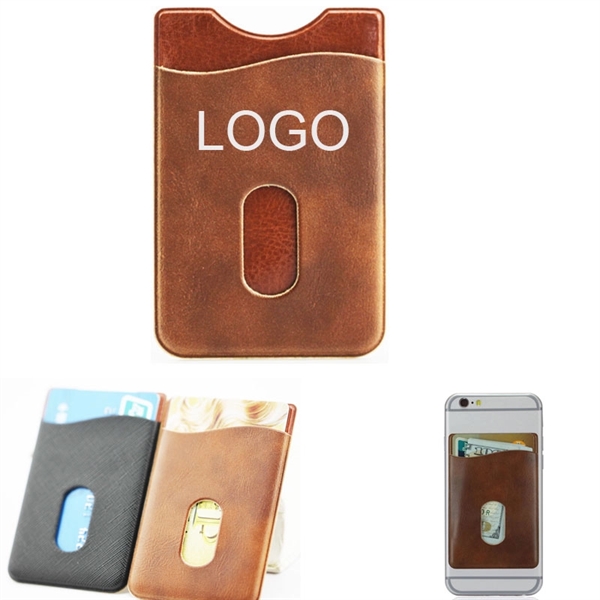 New high quality pu phone wallet card sleeve - Image 1