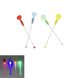 Drink Led Stirrer Glowing Swizzle Stick with Battery