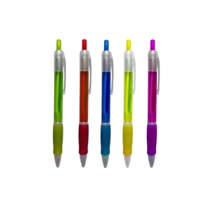Translucent Clickable Pen with Grip
