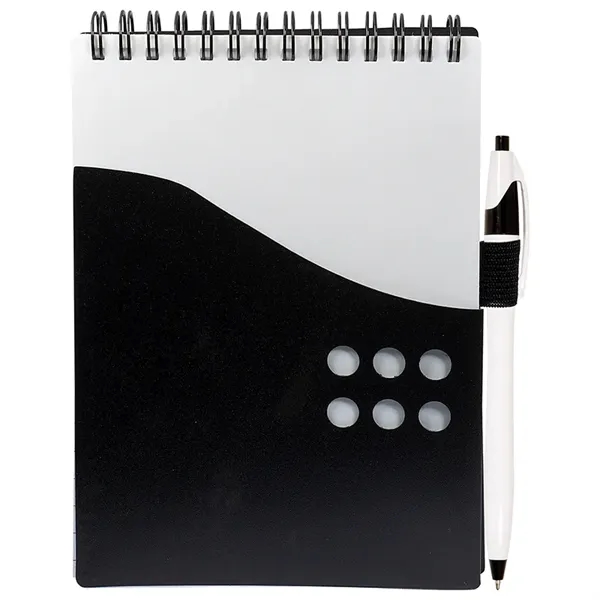 Two-Tone Jotter with Contour Pen - Image 2
