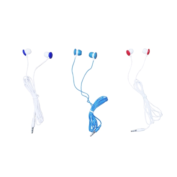 Cheap 50" Length Earphone In-ear Earbuds with your logo