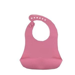 Silicone Baby Bib with Pocket