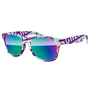 Retro Mirror Sunglasses w/ full-color sublimation