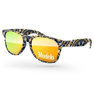 Retro Mirror Sunglasses w/ full-color sublimation