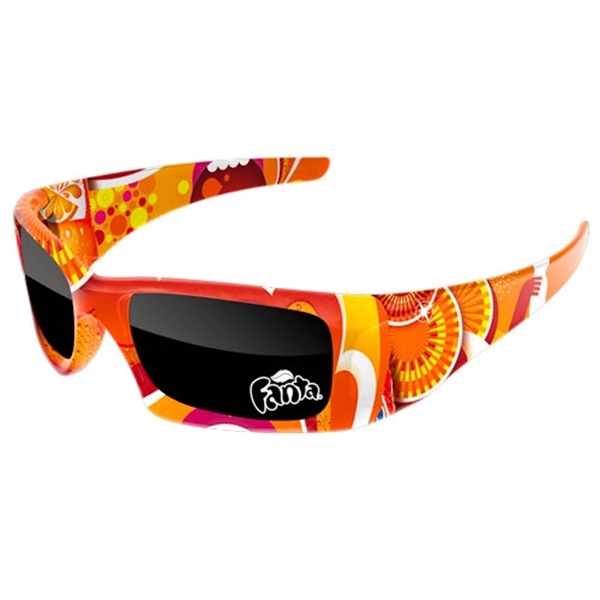 Wrap Sunglasses w/ full-color sublimation