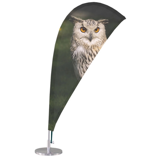 Table Top Teardrop Style Feather Flag with Base