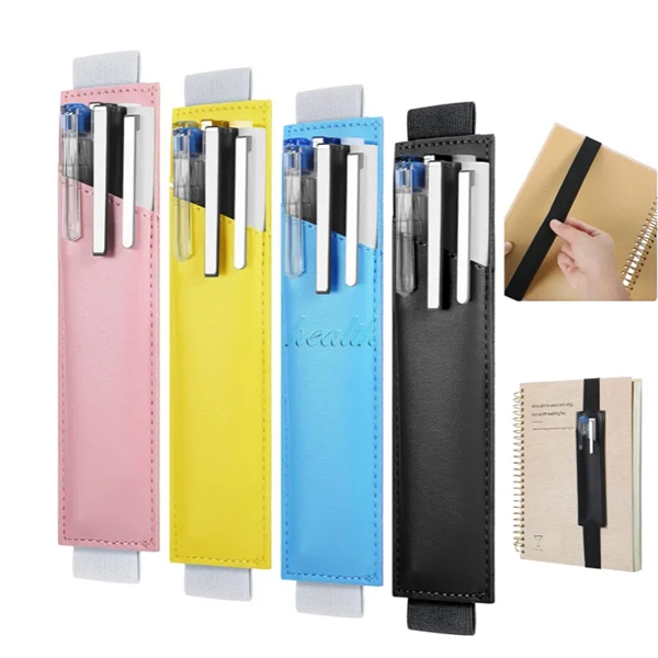 Adjustable Elastic Band Pen Holder Sleeve Pouch Notebook