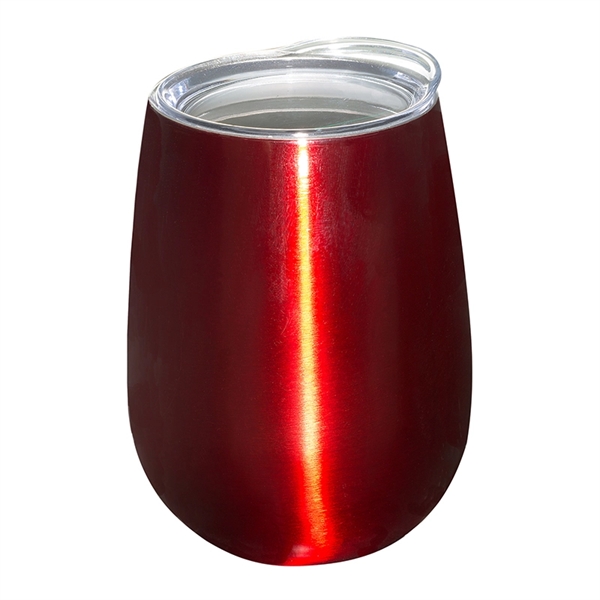 10 oz. Stemless Vacuum Wine Tumbler with Lid - Image 5