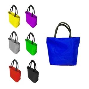 Polyester Durable Shopping Tote Bag with Pouch Inside
