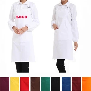 Polyester adjustable apron with pockets