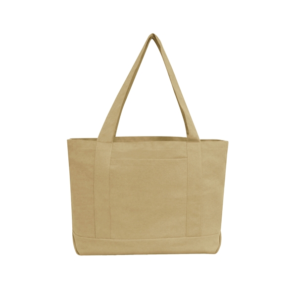 Heavy Duty Special Color Premium 12 Oz Canvas Gusseted Tote - Image 4