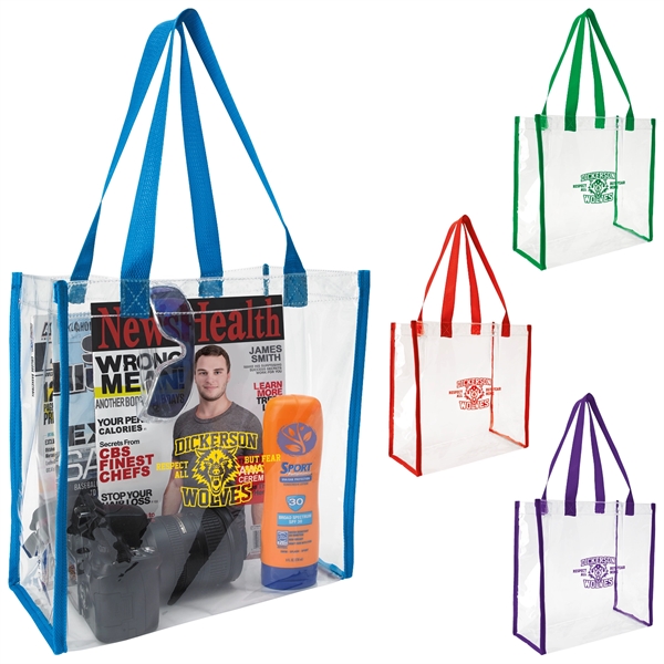 Clear Game Tote - Image 1