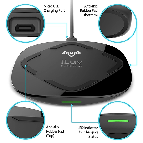 iLuv Qi Fast Wireless Charger - Image 3