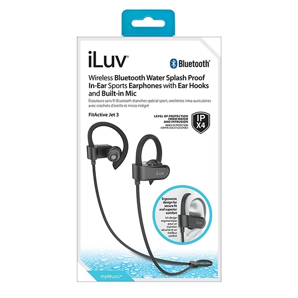iLuv FitActive Jet 3 Wireless In-Ear Sports Earphones - Image 3