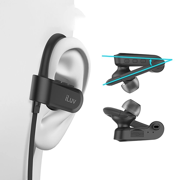 iLuv FitActive Jet 3 Wireless In-Ear Sports Earphones - Image 4
